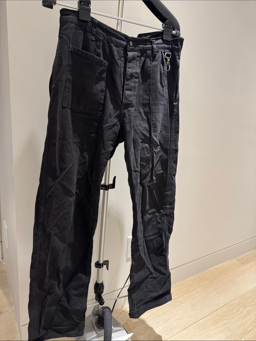 Reese Cooper Men's Black Casual Utility Pants